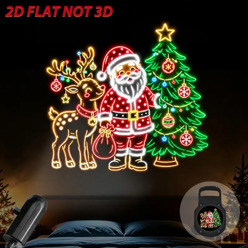 Projector Light Flexible Gooseneck Multiple Ambient Lighting Effects for Car Party Bedroom Decoration