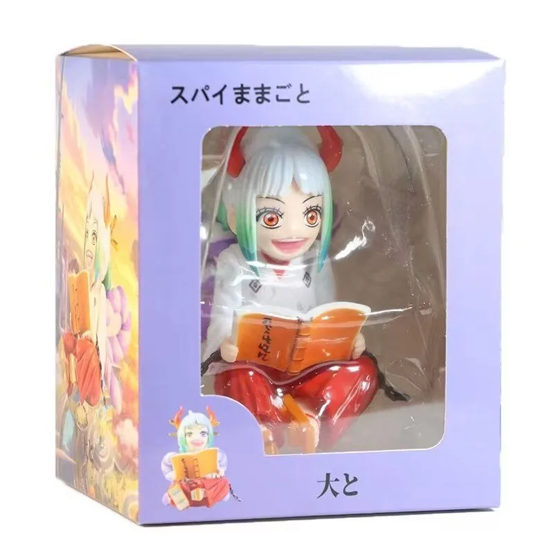 Figura de Anime Yamato de una pieza de 9cm, modelo versión Q, estatua de Pvc, decoración de escritorio, adorno periférico, regalo de cumpleaños, juguete para chico