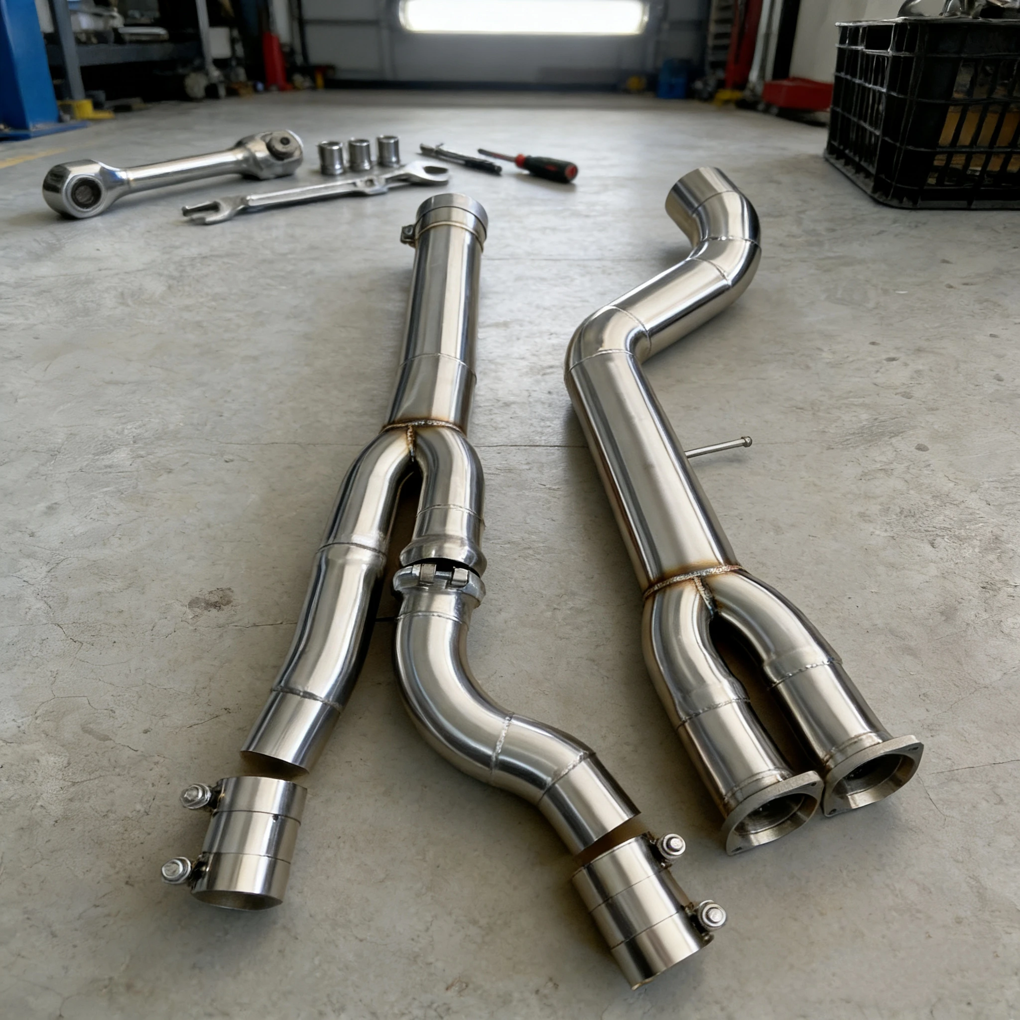 

Exhaust Mid Pipe for BMW M2C M2 Competition S55 F87 3.0T 2018-2021 Stainless Steel exhaust pipe Sports Car Sound car exhaust