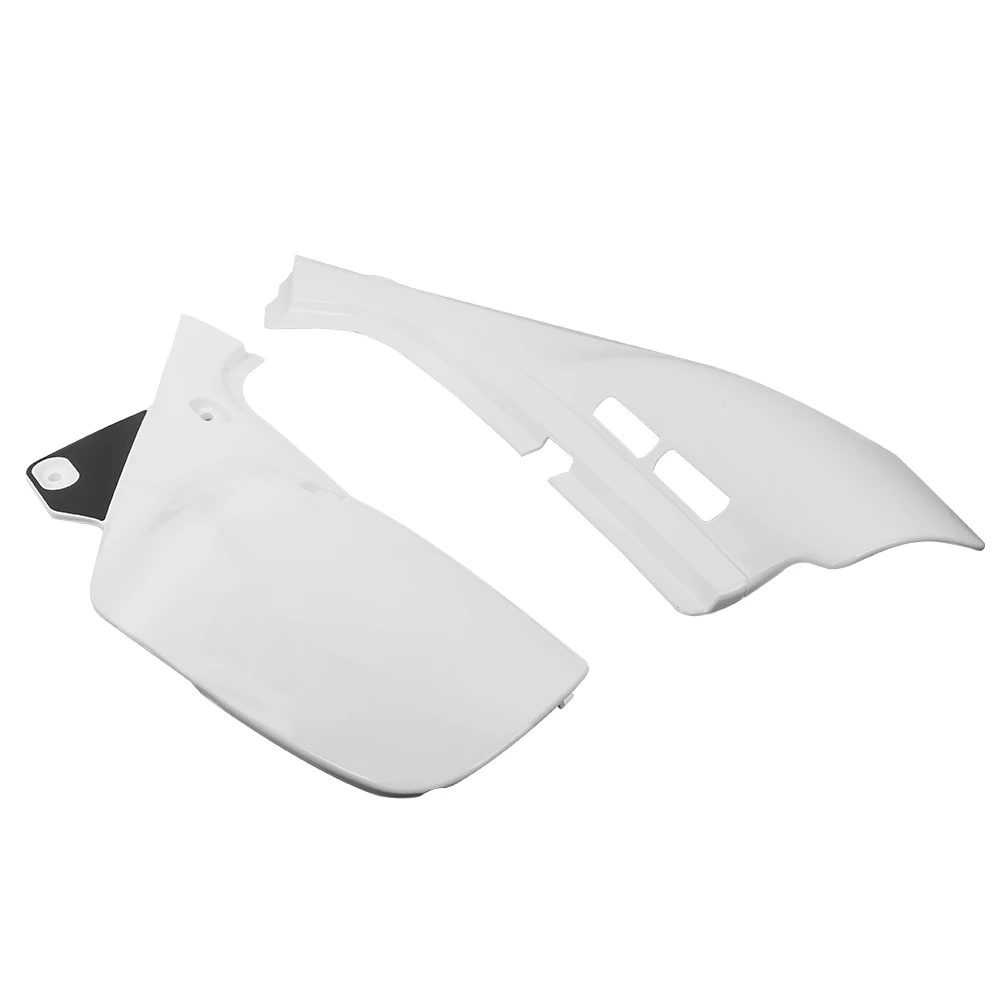 Para motocykl Ross biały lewy i prawy zestaw paneli osłon bocznych pasuje do Honda XR650 L 1993-2021 — zdjęcie 7