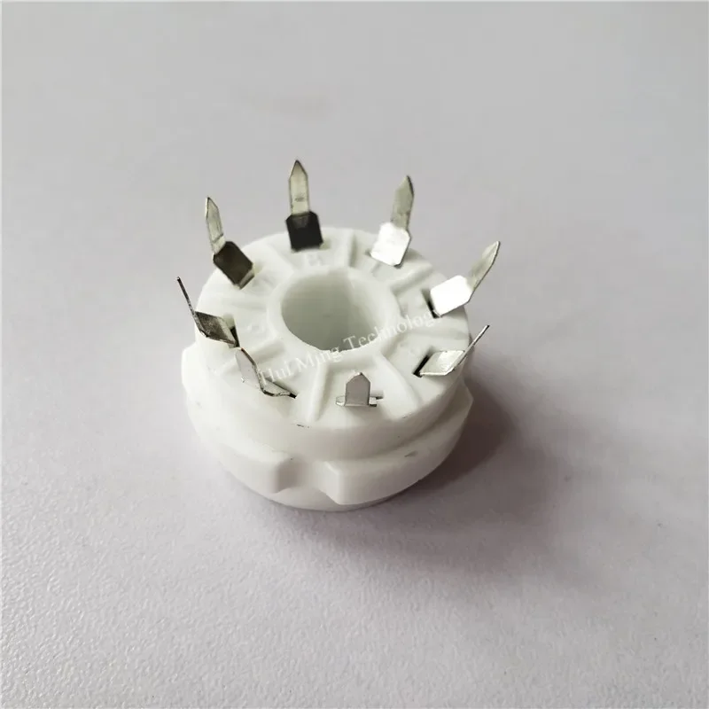 Ceramic Tube Socket 8 Pin Electrical Sockets Connectors GZC8-Y-2 Seat Tube Holder For KT66 KT88 EL34 6SN7 6L6 6V6 HIFI Amplifier