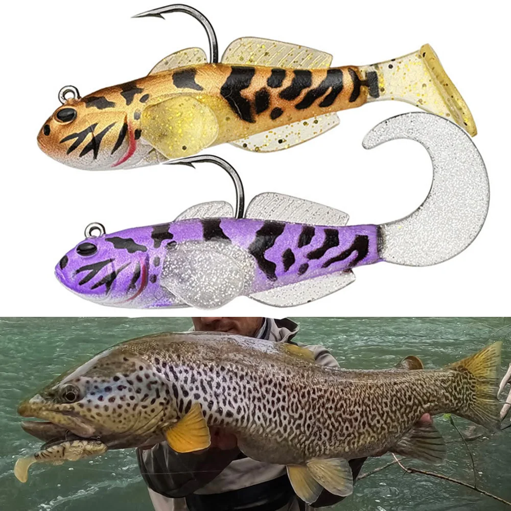 

3 шт., мягкая приманка для весла Goby, 6 г, 12 г, 17 г, 22 г, мягкая приманка для рыбалки, силиконовая приманка для щуки, супле, мускусная приманка Leurre Gobie Swimbait, реалистичная приманка для рыбы