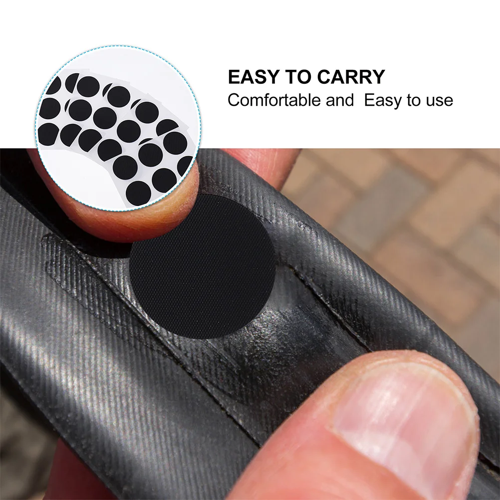 

24pcs Professional Bike Tire Patch No Glue Easy Repair Tool Light Weight Portable Convenient Tyre Patches For Cycle Inner Tube