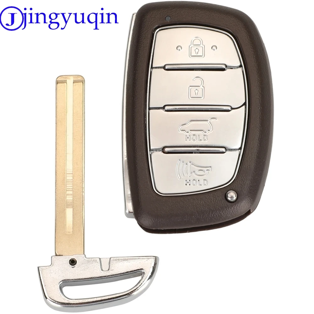 jingyuqin 3/4 Buttons Remote Car Key Shell Cover For Hyundai Creta Mistra Elantra Verna Tucson ix25 IX35 Smart Key Case New
