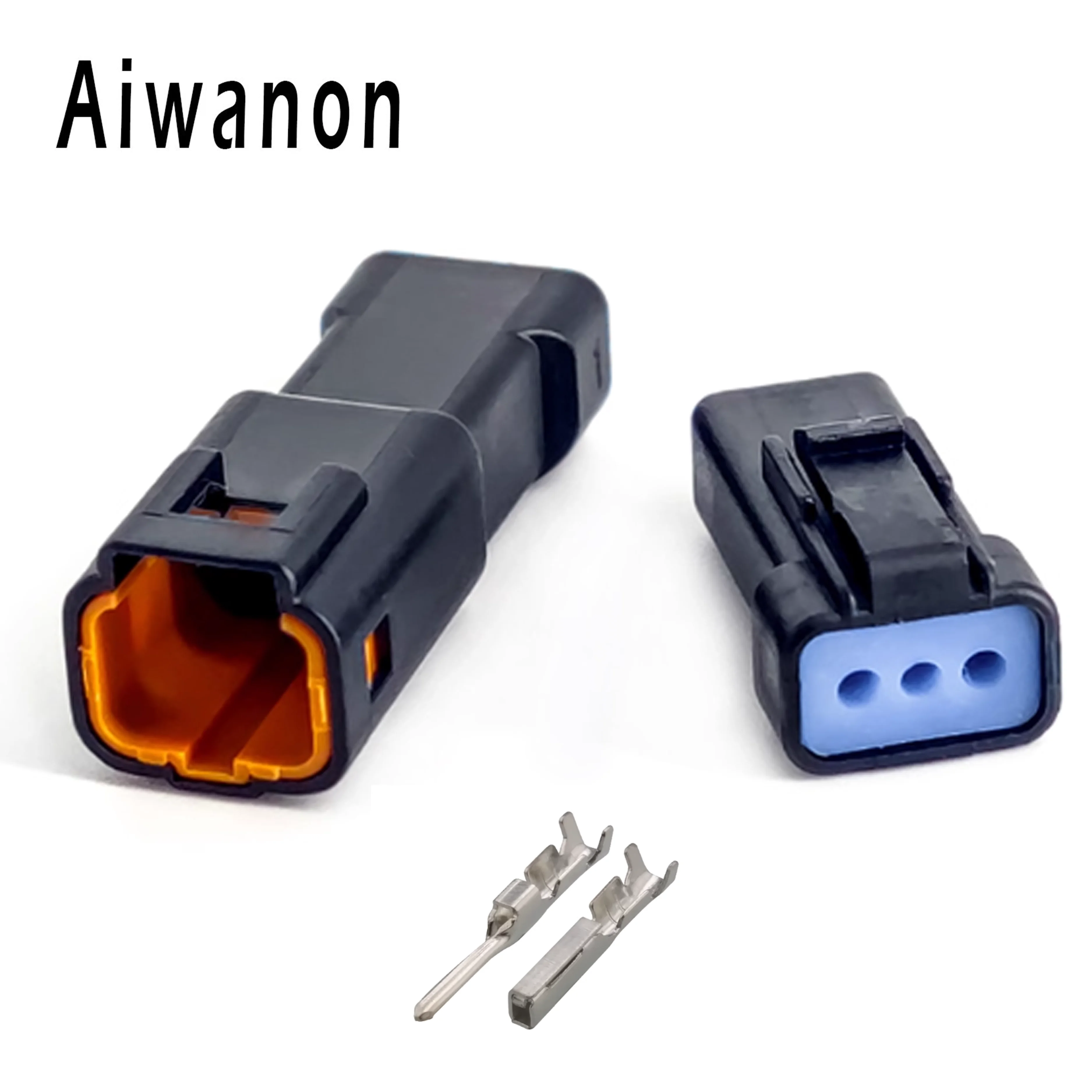 1 Set di Connettori Elettrici Micro per Auto JWPF 0.7mm, 2 3 4 6 8 Pin, Impermeabili, Femmina e Maschio, per Cablaggio JST-02T