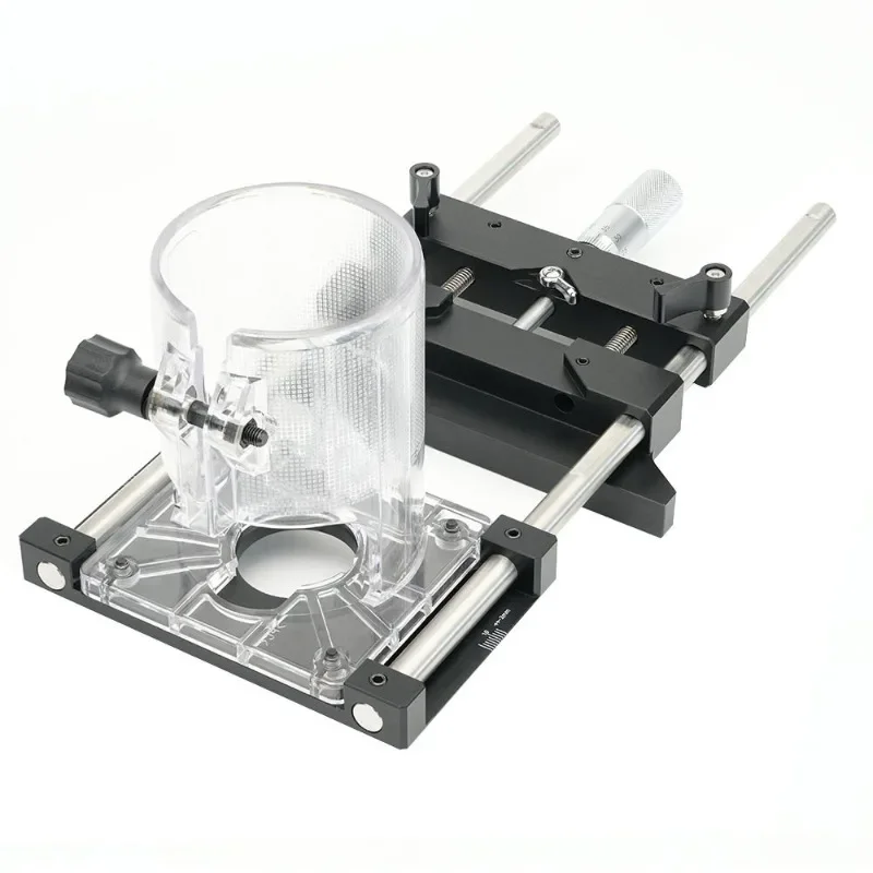 For Woodworking Tools Trimming Machine Fine Adjustment Slotting Ruler Linear Guide Rail Suitable for 65mm