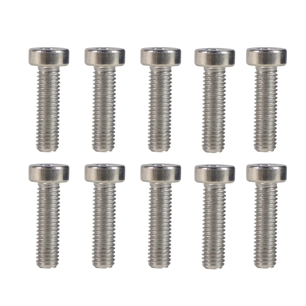 10 x M5 Edelstahl 304 Schraube Innensechskant kurze Schalenkopfschrauben für GoPro 10 für DJI Action für Insta360-Kameras – Detail 5