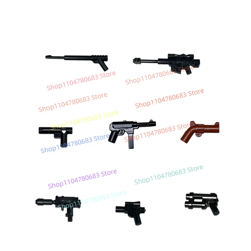 

MOC Military Minifigure Accessory Pack Mini Figure Long Gun Toy Festival Gift Ornament
