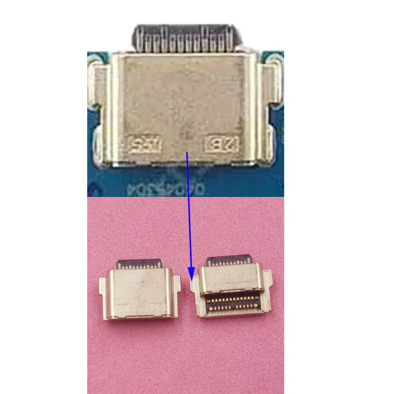 

2-50 шт. USB-разъем для зарядки, порт зарядного устройства, тип C для Samsung Galaxy Tab S7 F916 W21 T870 SM-T875 Z Fold 2 Flip F700