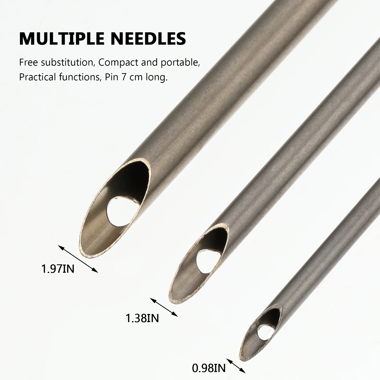 

Embroidery Needles Punch Needle Threader Smooth Sewing Tools Wooden H Set Embroidery Pen Stitching