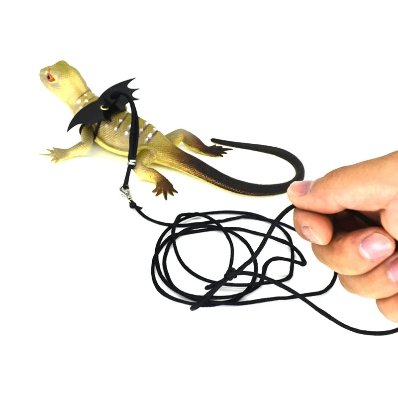 

1/3 шт., тяговая веревка для хомяка в виде ящерицы, разделенный ремень, тяговая веревка для четырехногих домашних животных, рептилий, на открытом воздухе, скользкая мышь, артефакт