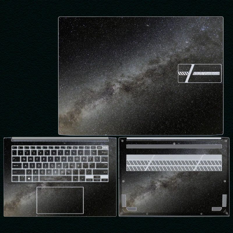 Imagem -05 - Capa de Pele de Laptop Personalizada para Asus Vivobook Decalques de Vinil Pré-cortados Adesivos Removíveis E1504fa M7600q N7600p M6500q E1504g