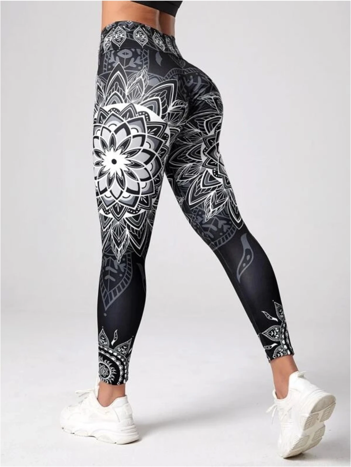 Kaleidoscope Printed Leggings Women Yoga Pants High Waist Booty Lifting Leggings Pants  Clothing Fitness Wear Purchasing Agent