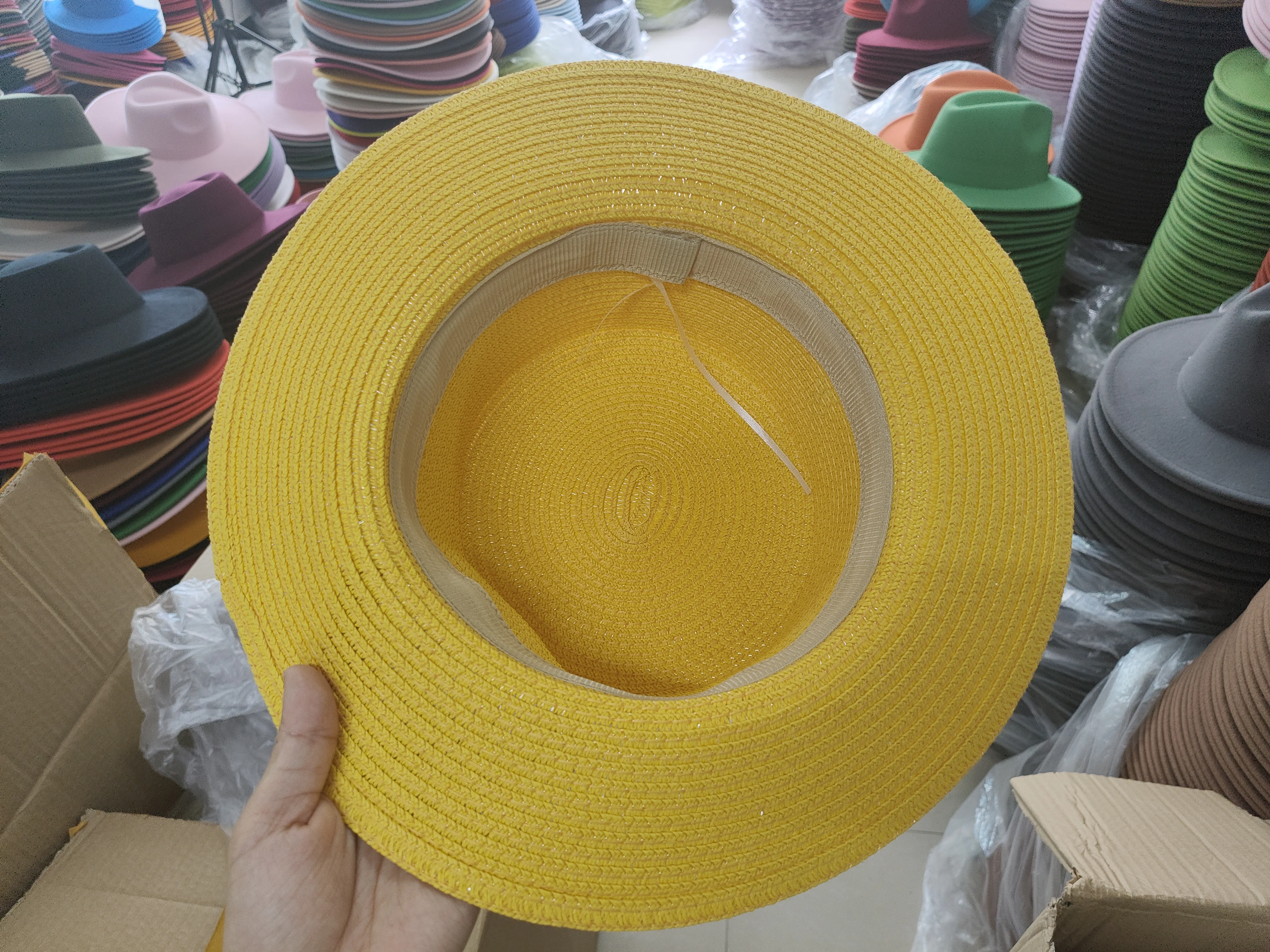 Summer sun hat flat top French straw hat elastic ribbon M letter decorative travel hat Sun hat wholesale  cap for women