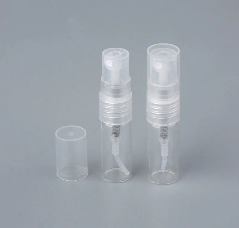 8/16pcs 2ml Mini Perfume Bottle glass Spray Refillable Empty Bottles Cosmetic Containers Portable Perfume Atomizer