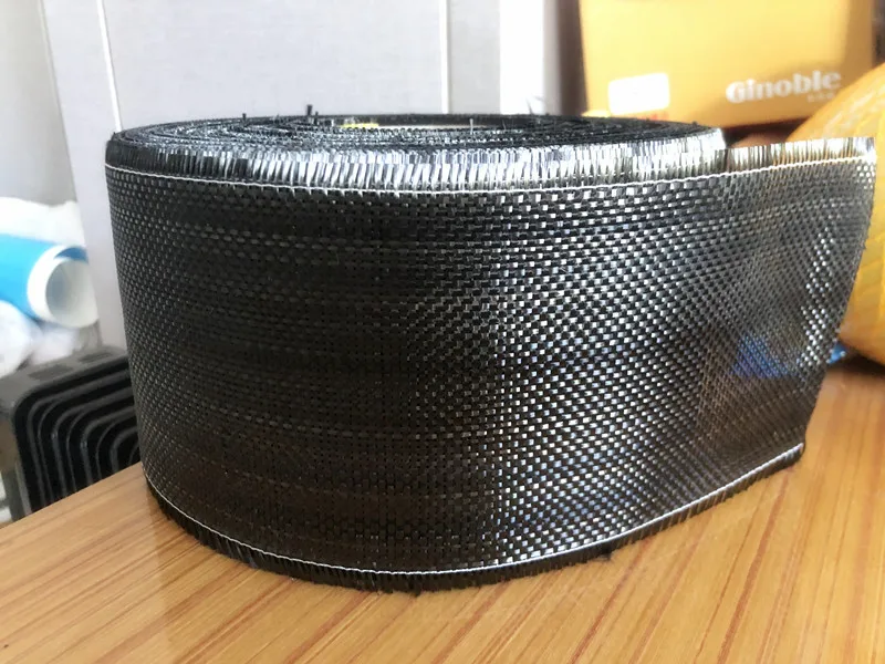 3K 200gsm قماش من ألياف الكربون الحقيقية ثنائي الاتجاه منسوج عادي 2x2 نمط عرض 10 سنتيمتر وطول 5 متر/10 متر/20 متر لإصلاح المنتج