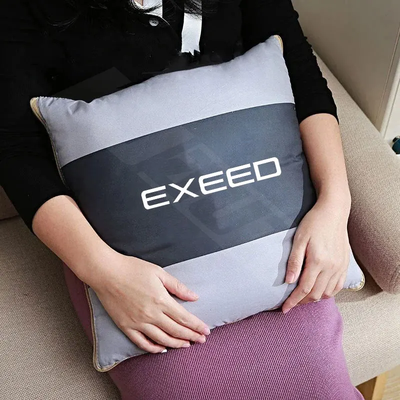 3-in-1 Convertible Car Blanket Instantly Your Pillow & Lumbar Support For Exeed TX TXL VX RX LX Exlantix ES ET Sterra ES