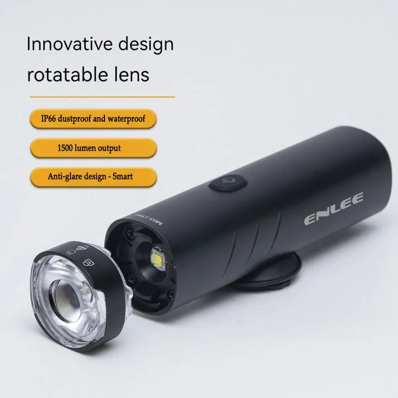 

ENLEE Bike Headlight Mountain Road Bike Headlight Night Ride Strong Light Anti-Glare Super Bright Night Light Riding Equipment