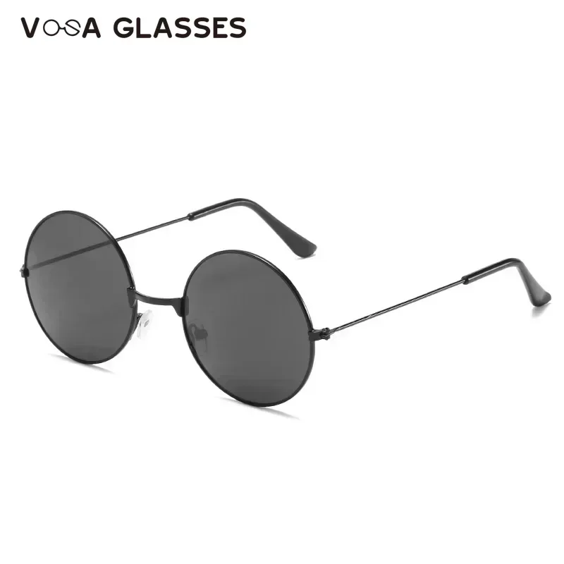 Vintage Sunglasses for Men Women Popular Fishing Leisure Round Metal Men Sunglasses Retro Fashion Eyewear Sun Glasses UV400