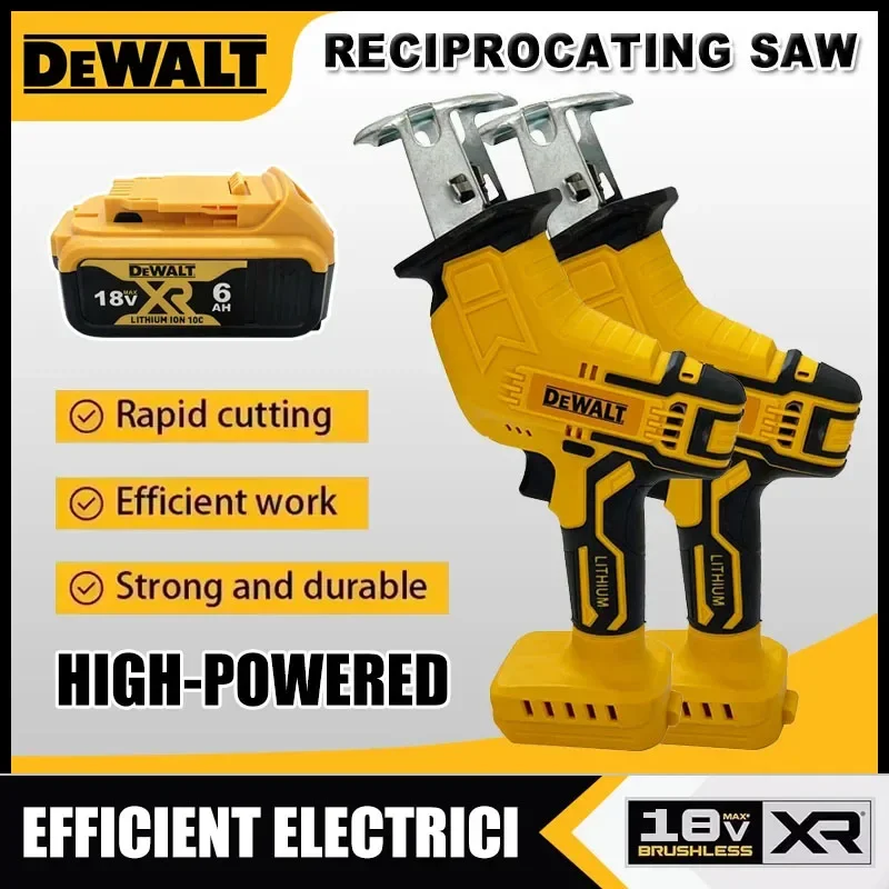 Dewalt Cordless Reciprocating Saw Brushless Electric Saw Multifunctional Metal Wood Pipe Cutting Saw Power Tool