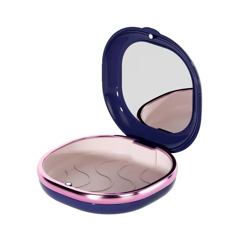 1Pcs Braces Case With Mirror Dental Retainer Box Case Magnetic Aligner Mouth Guard Container For Teeth Travel False Denture Box