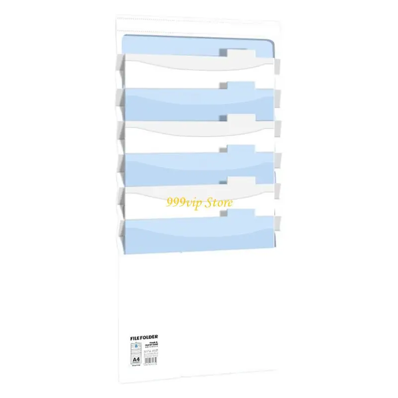 

C90C переработанный пластик удерживает складной дизайн легкий организатор документов Multi Section Portable School Office