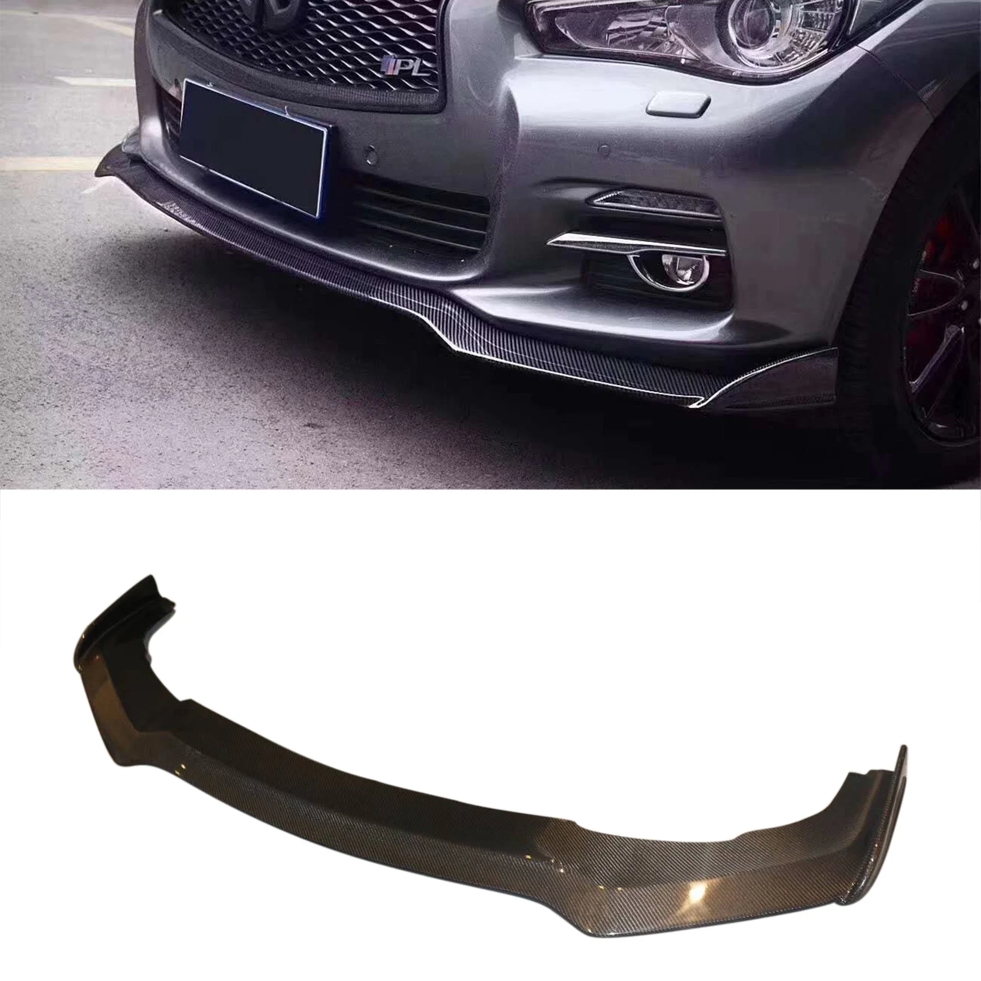 

2025 STLF SCBL2025 STLF SCBLBody kit for Infiniti Q50 Q50S Q50L carbon fiber front lip rear diffuser side skirts wing/trunk spoi
