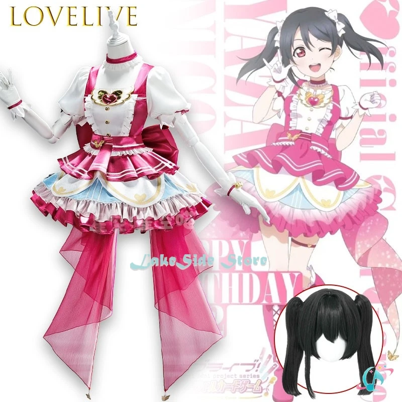 

Костюм LoveLive! Нико Язава, школьная форма, аниме-косплей, для фестивалей, вечеринок, Хэллоуина, в стиле Лолита, Джираи, Кей