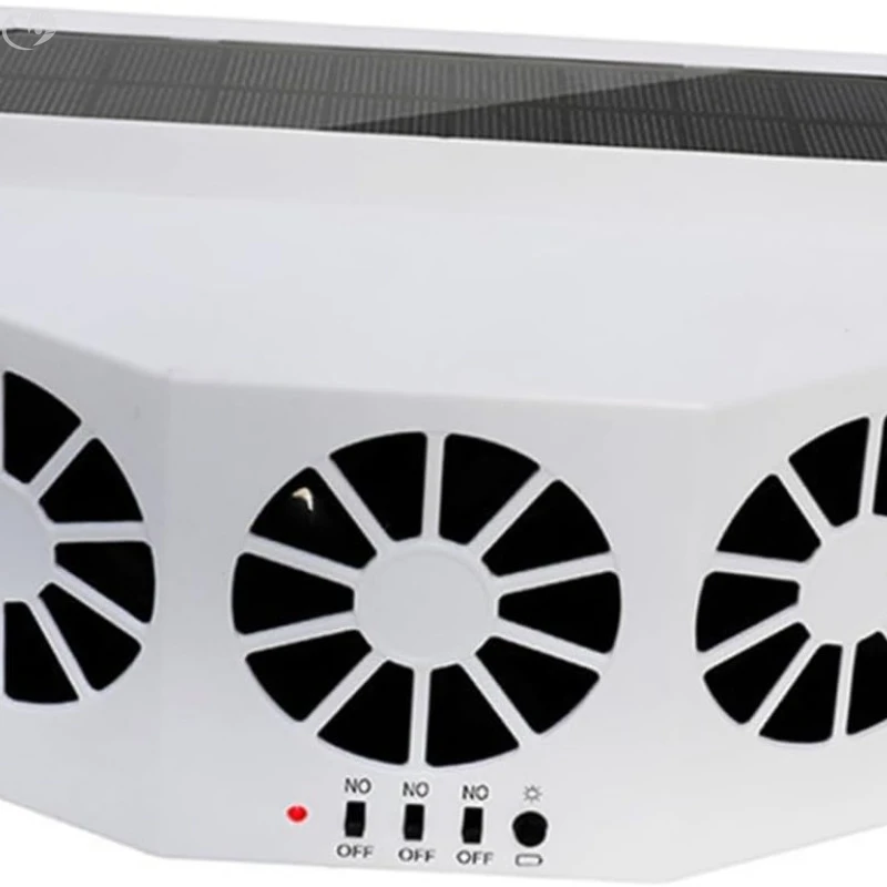 Energy-saving solar car ventilation fans are easy to install air circulators to eliminate pet odors and airflow