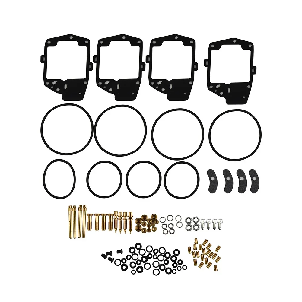 4set Motorcycle Carburetor Carb Repair Rebuild Kit For Honda Goldwing 1000 GL1000 1979-1978 Metal Rubber Motorcycle Carburetors