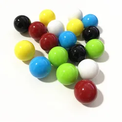 Bolas de plástico de colores para juegos de mesa, bolas sólidas de 14mm de diámetro, accesorio para juego de carrera, 50 piezas