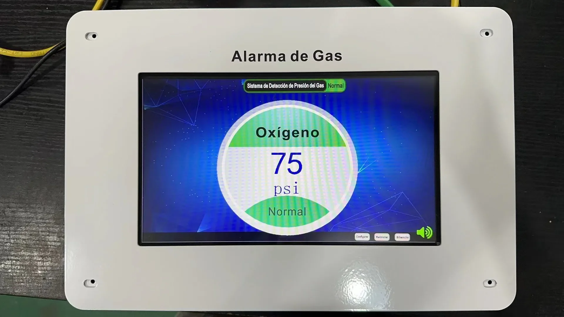 Medical Area Alarm for Pressure and Vacuum Levels 3 Zone Monitoring System