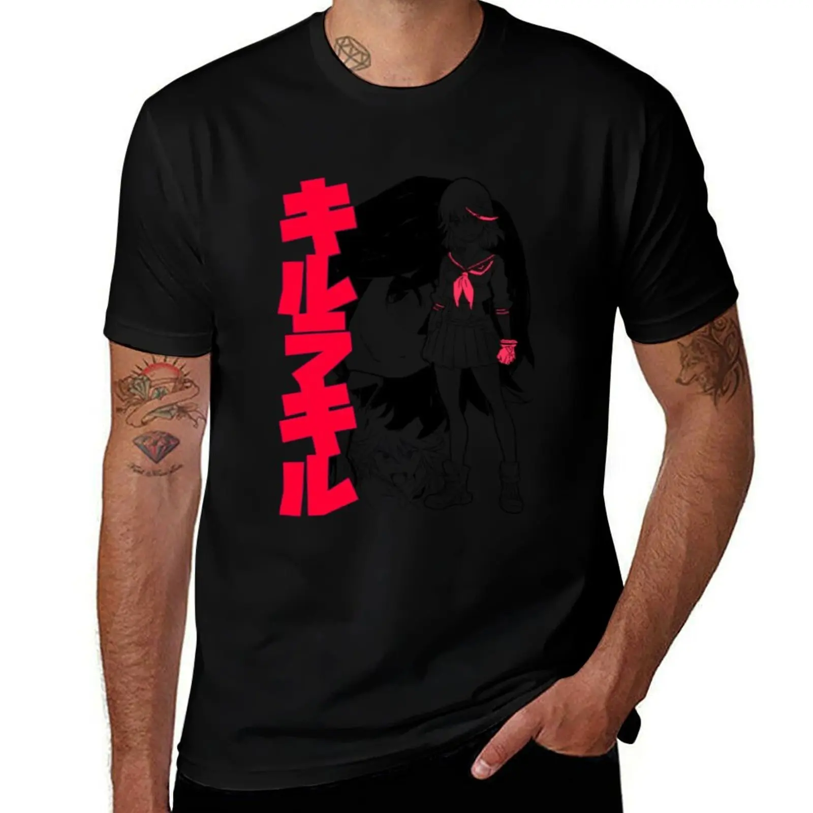 Kill La Kill T-Shirt Big Size Loose Fit Tee Shirt T-Shirt