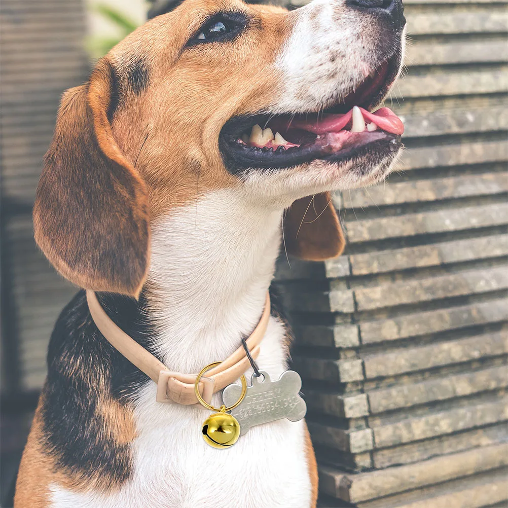 

16Pcs Copper Hanging Bells Decorative Bell Pendants DIY Pet Collar Bells Christmas Tree Ornaments Holiday Decor