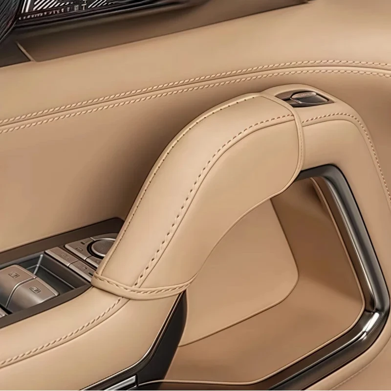 

Защитный чехол для дверной ручки автомобиля, подходит для BYD Leopard 8 2024 2025, модифицированный автомобильный салон, средний ряд, чехол на подлокотник, автомобильные аксессуары