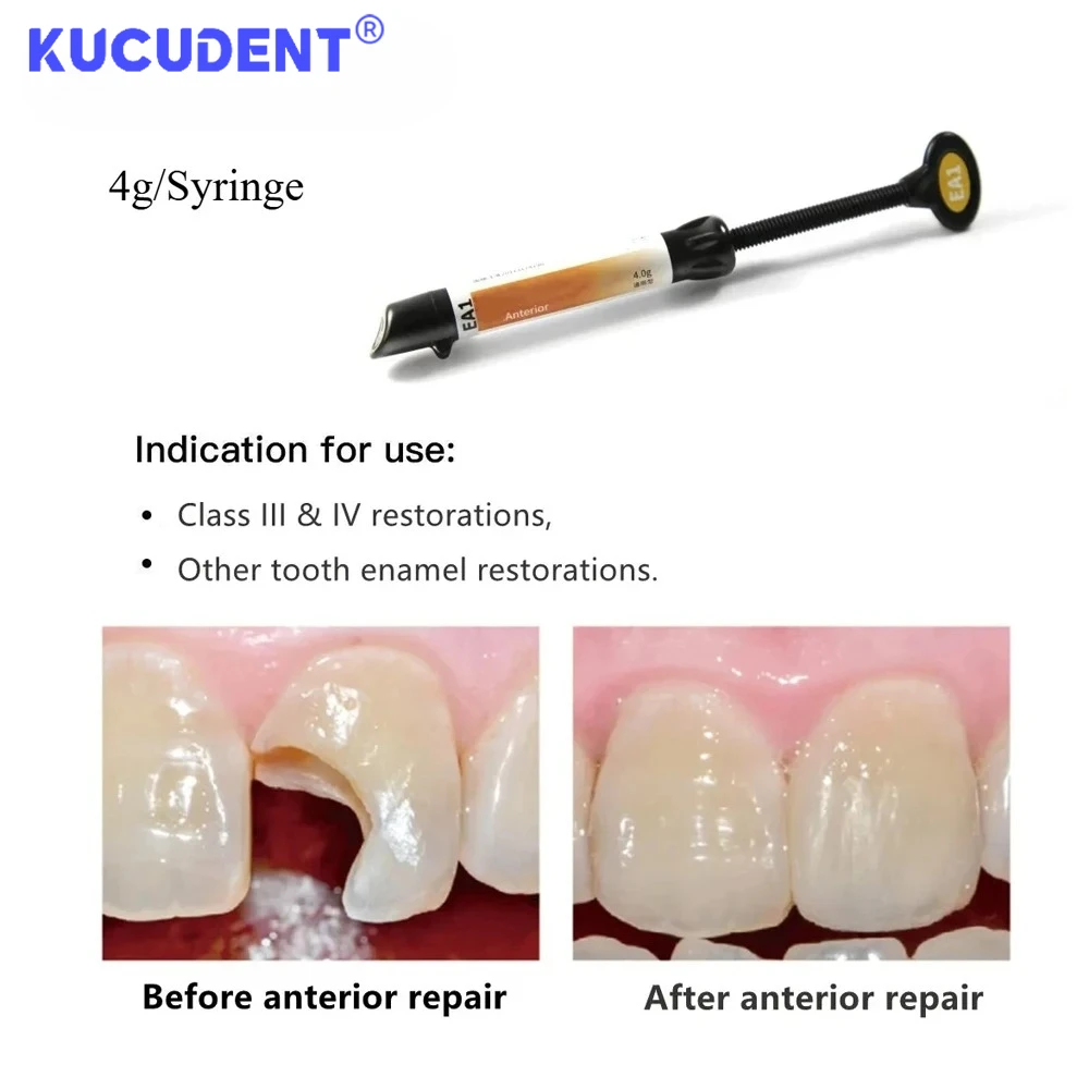 4g/Pc Dental Curing Light Glue Enamel Shade Dentex Composite Resin Adhesive Bonding Nano Hybrid Bonding Filling Dentist Material