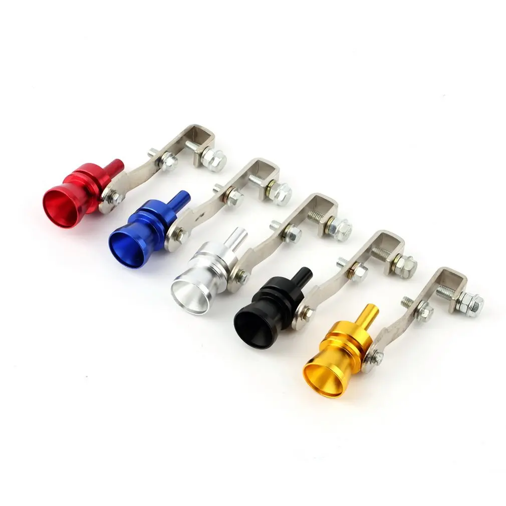 Universal Aluminum Cars Auto BOV Turbo Sound Whistle Tube Sound Simulator Tube Vehicle Refit Device Exhaust Muffler Pipe Tube