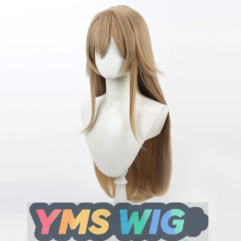 【YMS WIG】Blazing Sky Dome Wiki Crimson Sky White River Nana Cosplay Perücke, gerade Kopfhaut, langes glattes Haar