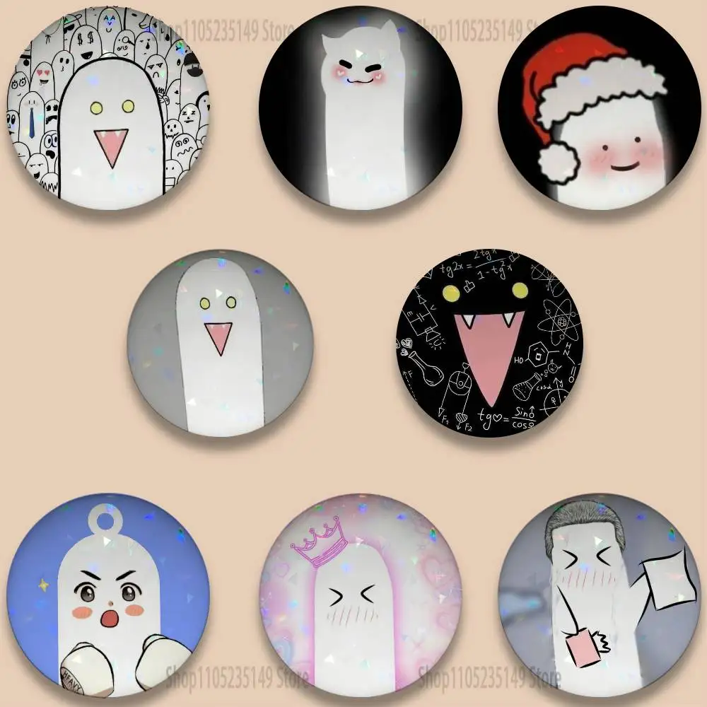 Lightsaber BL Manhwa Tinplate Coin Badges Personalized Handmade Round Brooches Photo Text Graphic Pins Accessory Gift for Friend