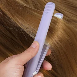 Mini plancha plana para viaje, pequeño y portátil alisador de pelo, de cerámica, fácil de estilizar, para mujeres y hombres