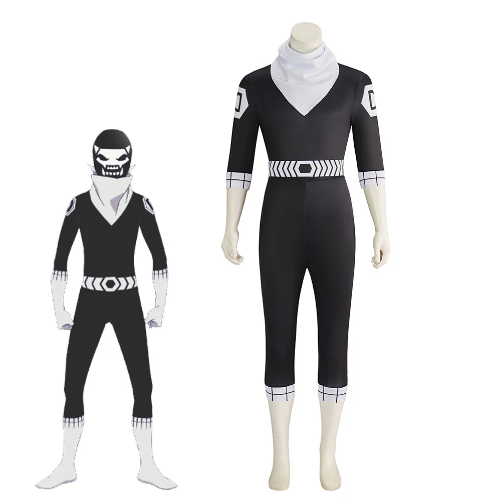 

Fighter D Cosplay Ranger Reject Costume Men's Jumpsuit Uniform Combat Halloween Carnival Party Full Set
