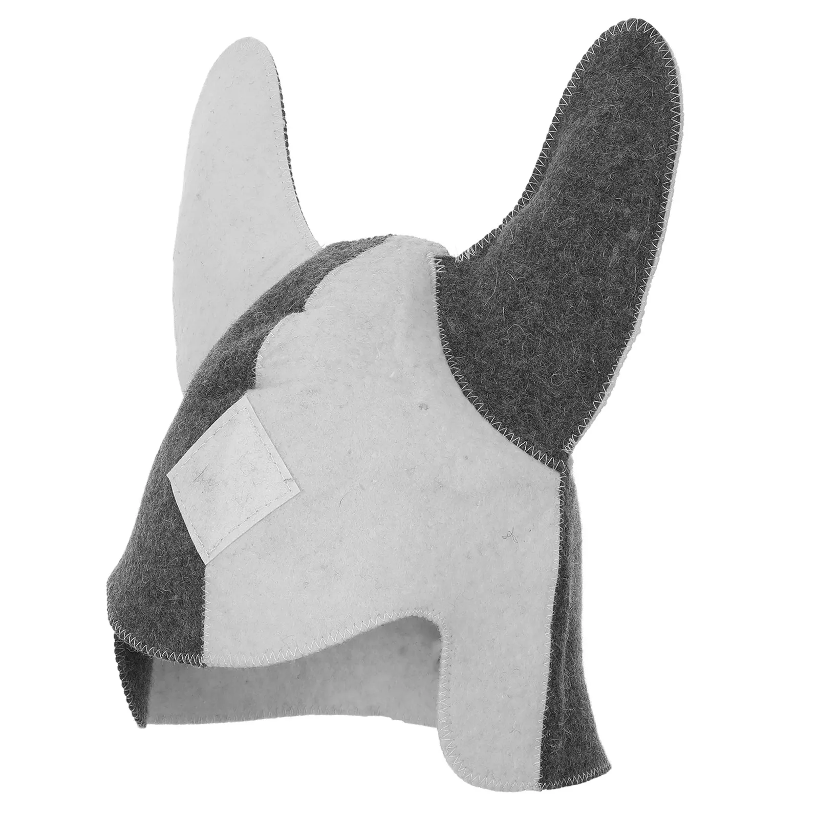 Wool Felt Sauna Cap Animal Horn Design Heat Protection Hat Unisex Russian Banya Bath House Sauna Accessories Style Steam