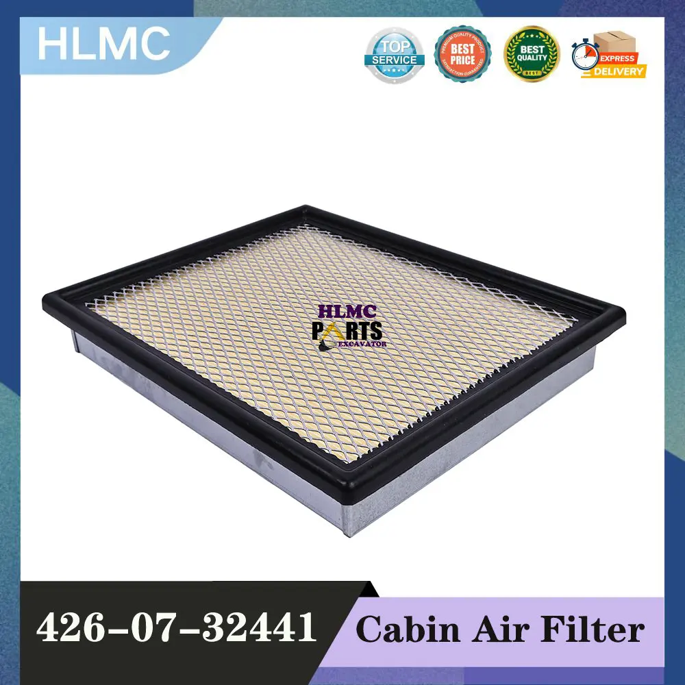 

Cab Air Element Filter 427-07-22120 426-07-32441 426-07-32442 Compatible for Komatsu Engine SAA6D125E-3 Truck HD255-5 HD325-8