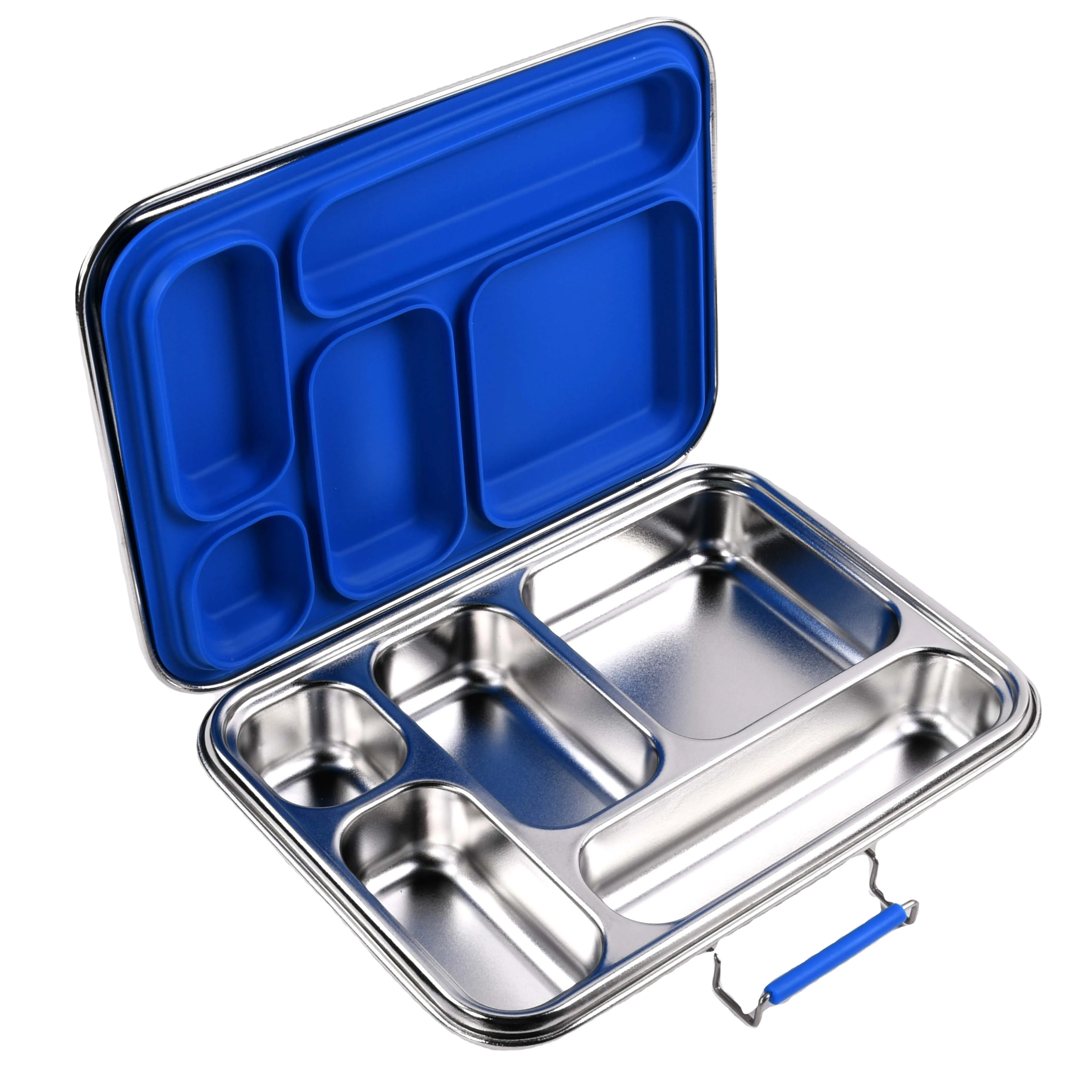 Custom Portable Reusable Stainless Steel BPA Free Bento Box Dishwasher Washable Lunch Box Suitable for and Students
