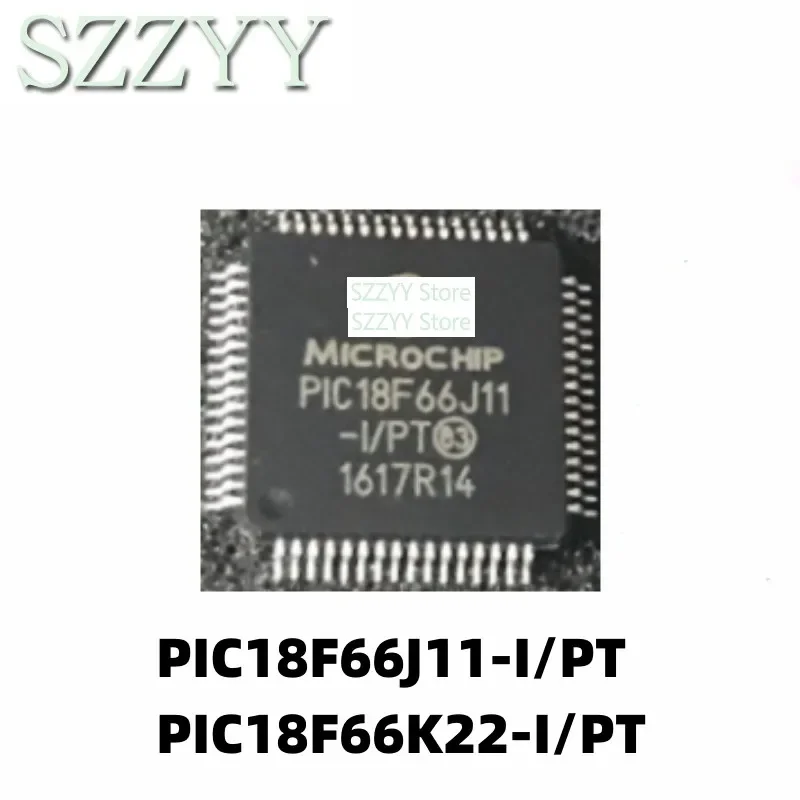 5PCS  PIC18F66J11-I/PT PIC18F66K22-I/PT QFP64