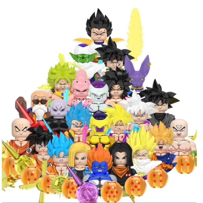 MOC Anime Cartoon Bricks Poppen Compatibel Model Mini Onderwijs Puzzel Monteren Actiefiguren Bouwstenen Speelgoed Geschenken