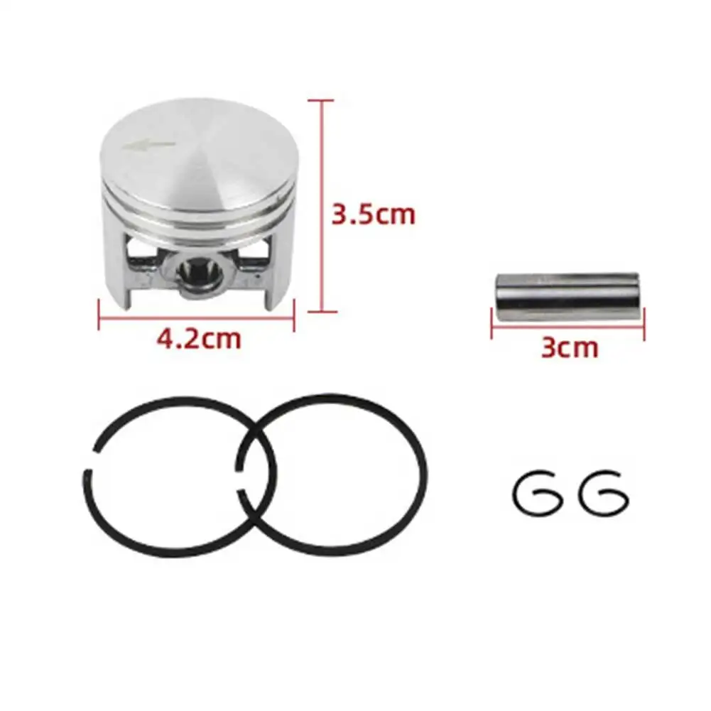 For MS240 024 Chainsaw 42mm Cylinder Piston=Ring Gasket Set By AUMEL Complete Engine Rebuild Kit Long Lasting Performance Repair