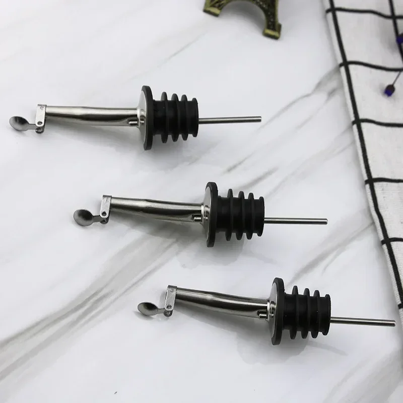 4 szt. Nalewaki do wina Szczelne nalewaki do wina alkoholowego z nakrętką Wylewka do oleju Butelka do likieru Korek do wina Nalewaki do butelek barowych