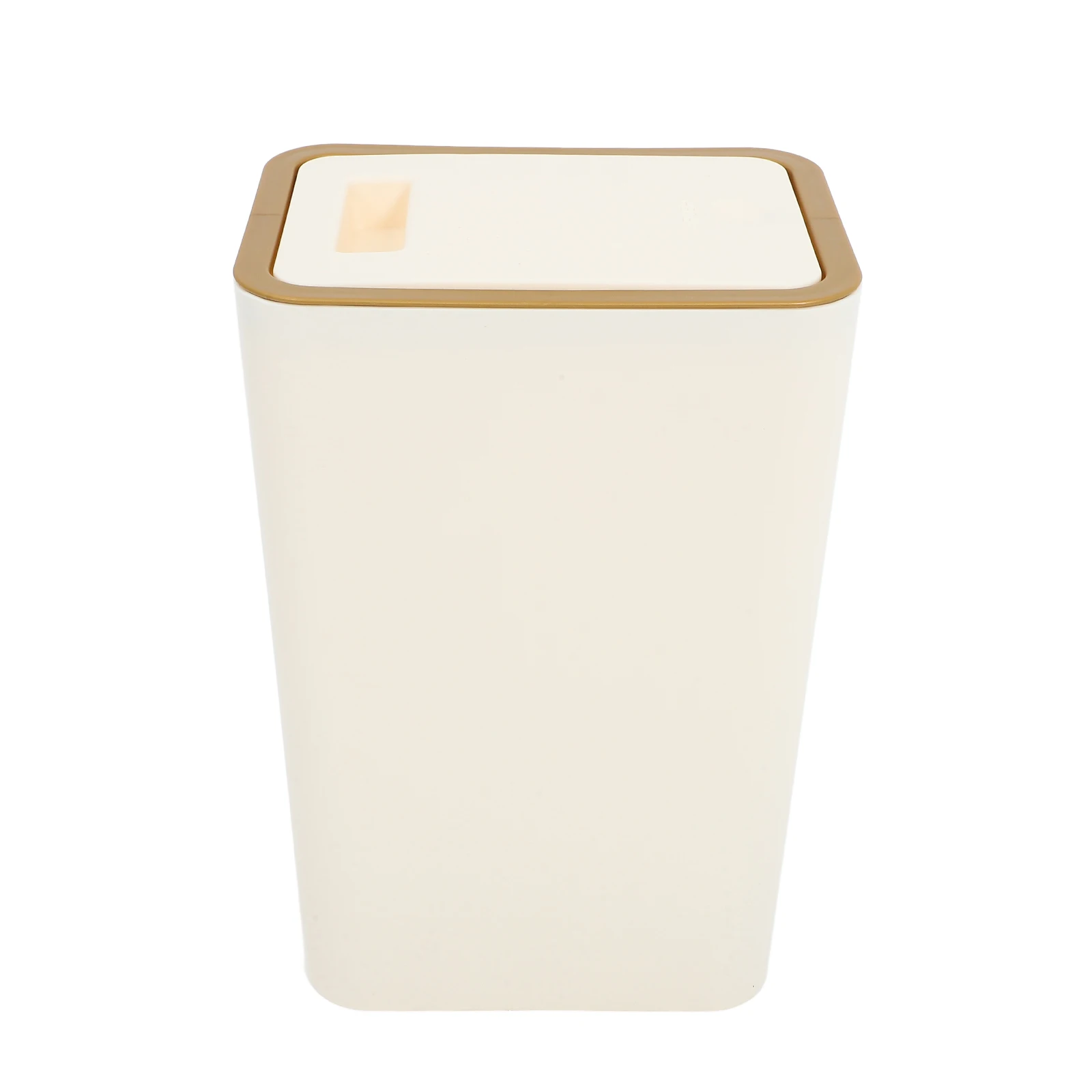 

Press Lid Trash Can Reusable Pp Material Household Garbage Bin For Kitchen Bathroom Bedroom Office Use Large