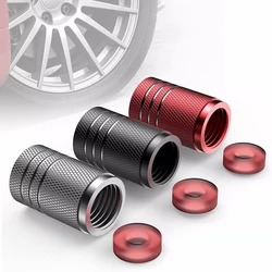 Aluminum alloy 4Pcs/Set Car Tire Valve Cap Dust Cover Car Tire Valve Stem Caps For Audi Lexus Volkswagen Car